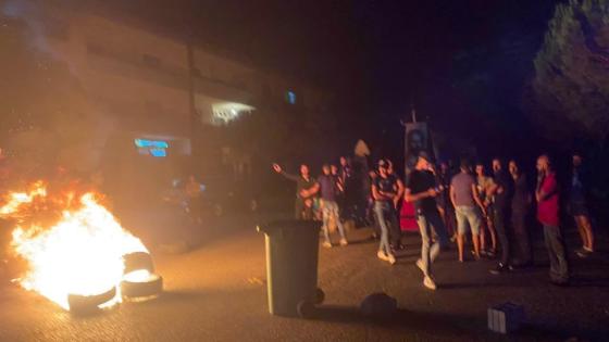 جانب من الاحتجاجات