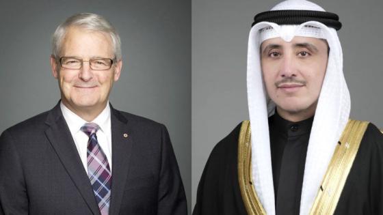 وزيرا الخارجية الكويتي والكندي