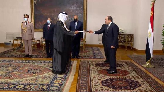 جانب من تسلُم أوراق الاعتماد