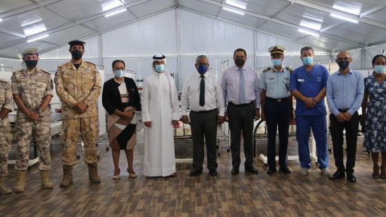 خلال تسليم المستشفى الميداني