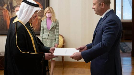 جانب من تسلُم أوراق الاعتماد