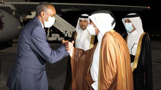 جانب من وصول رئيس الوزراء الصومالي