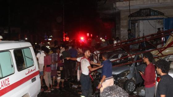 أثار انفجار مطار عدن