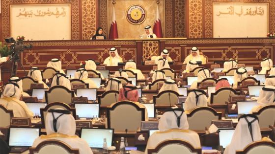 جانب من الجلسة الأولى للمجلس