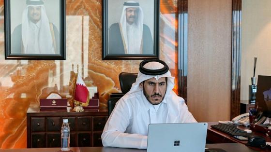 سعادة الشيخ محمد بن حمد بن قاسم العبدالله آل ثاني وزير التجارة والصناعة