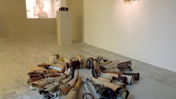 جانب من معرض الفنان قادر عطية