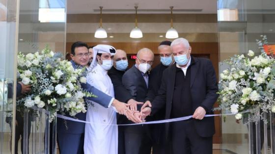 أثناء تدشين المكز الطبي