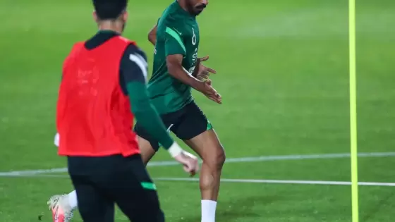 من تدريبات المنتخب السعودي