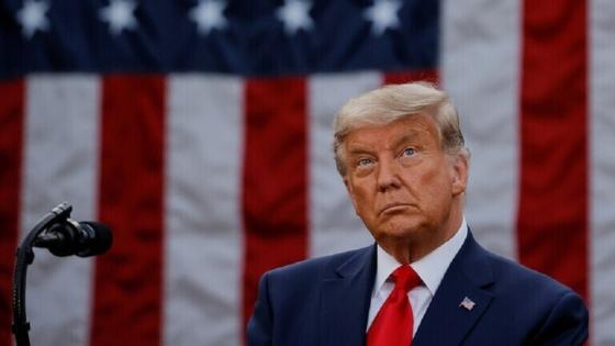 دونالد ترامب الرئيس الأمريكي السابق