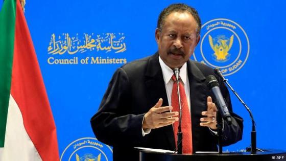 عبد الله حمدوك رئيس الوزراء السوداني