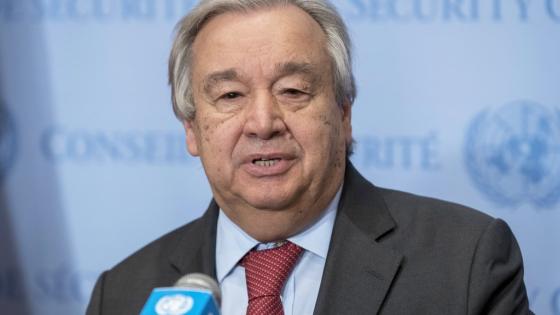 أنطونيو غوتيريش الأمين العام للأمم المتحدة