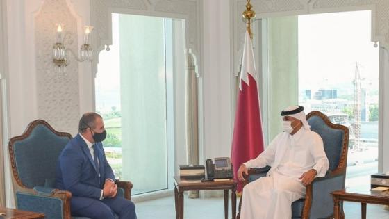 معالي رئيس الوزراء مستقبلا المبعوث الخاص لرئيس بيلاروس