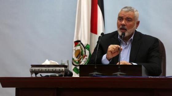 إسماعيل هنية رئيس المكتب السياسي لحركة "حماس"