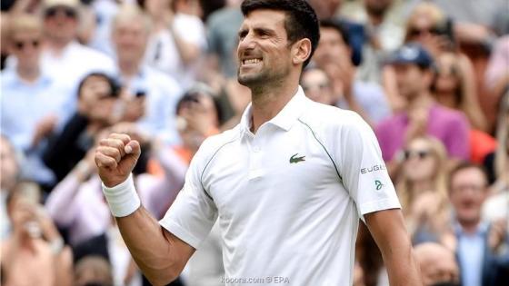 اللاعب الصربي نوفاك ديوكوفيتش