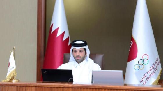 سعادة الشيخ أحمد بن نوح آل ثاني مدير ادارة الشؤون القانونية باللجنة الأولمبية القطرية