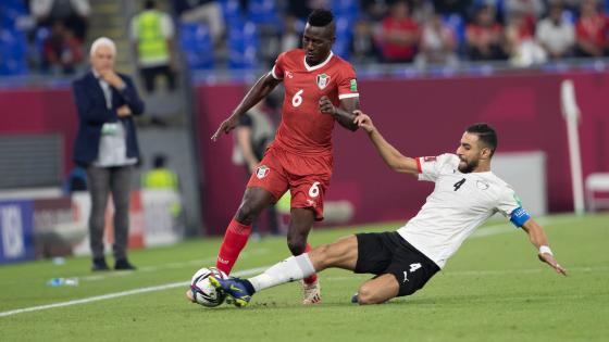 جانب من مباراة مصر والسودان