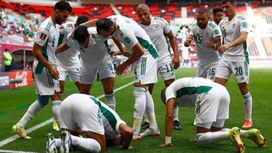 لاعبو المنتخب الجزائري