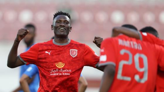 الكيني مايكل أولونجا مهاجم فريق الدحيل