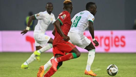 جانب من مباراة السنغال ومالاوي