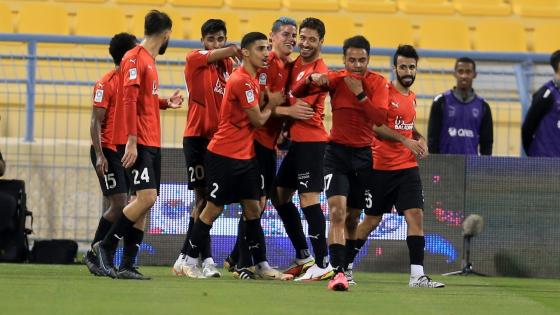 جانب من المباراة