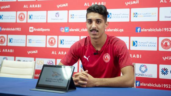 جاسم جابر لاعب فريق نادي العربي