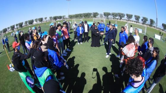 جانب من المشاركة في فعاليات اليوم الرياضي