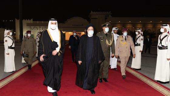 مغادرة الرئيس الإيراني للدوحة