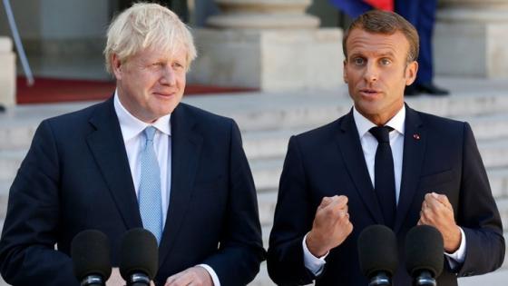 ماكرون وجونسون