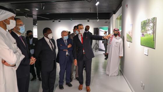 جانب من افتتاح المعرض