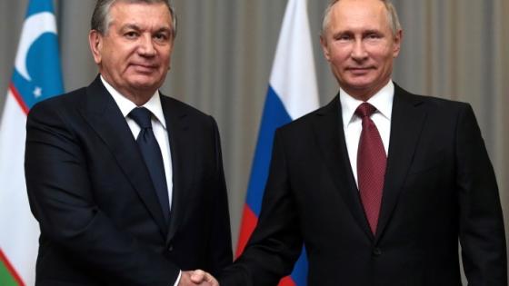 الرئيسان الروسي والأوزبكي