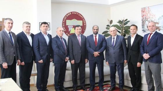 جانب من افتتاح المركز في جامعة داغستان