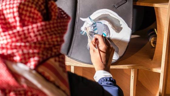 من لوحات أحد المشاركين