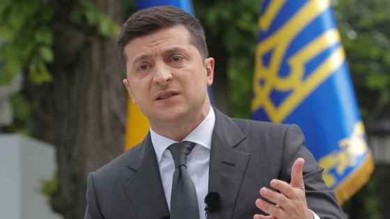 الرئيس الأوكراني فلاديمير زيلينسكي