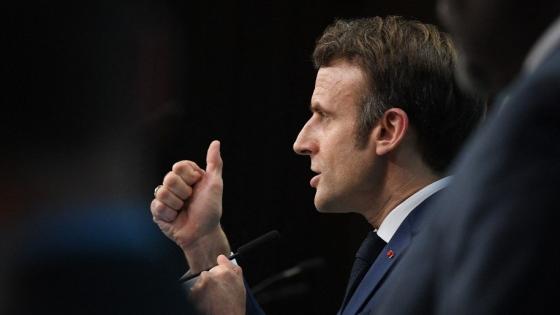 الرئيس الفرنسي إيمانويل ماكرون