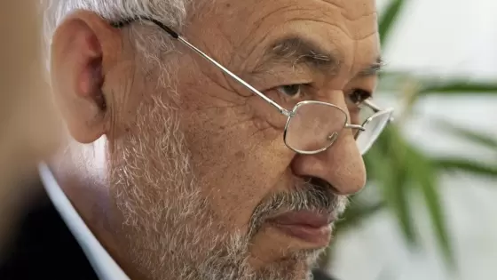 راشد الغنوشي رئيس البرلمان التونسي المجمد
