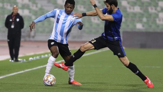 جانب من المباراة