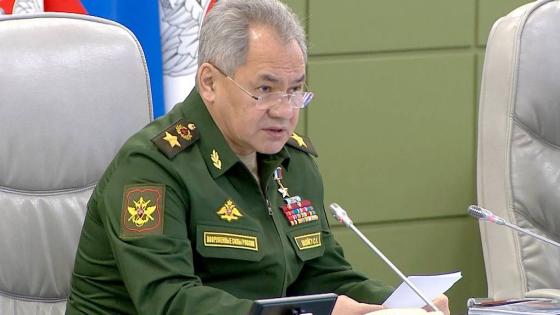 وزير الدفاع الروسي سيرغي شويغو
