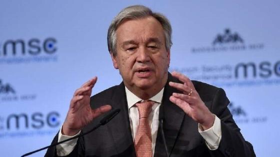 الأمين العام للأمم المتحدة أنطونيو غوتيريش