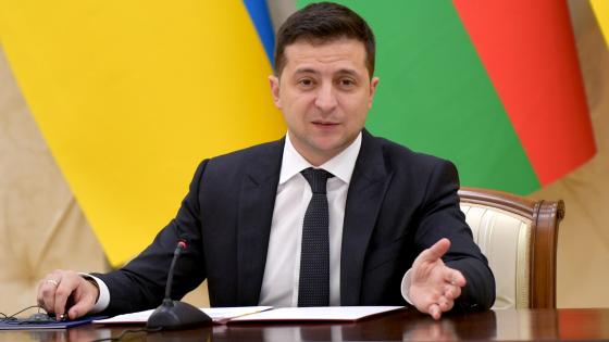 الرئيس الأوكراني فولوديمير زيلينسكي