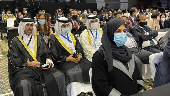 جانب من مشاركة وفد مجلس الشورى