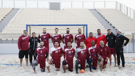 منتخبنا الوطني لكرة اليد الشاطئية