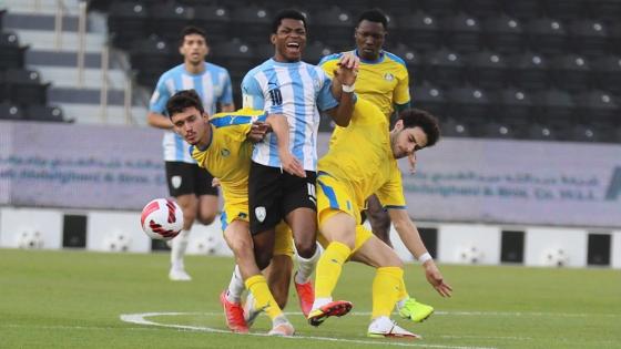 جانب من المباراة