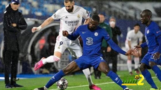 من مباراة الذهاب بين ريال مدريد وتشلسي