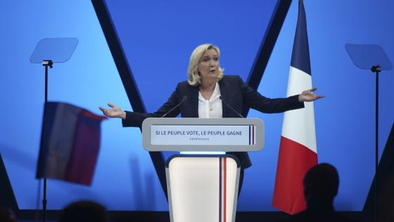 مارين لوبان مرشحة الرئاسة الفرنسية