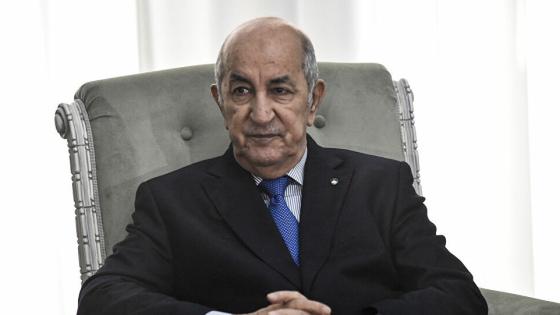 الرئيس الجزائري عبد المجيد تبون