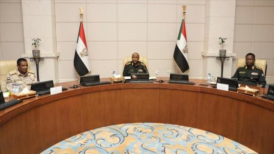 جانب من اجتماع مجلس السيادة الانتقالي في السودان