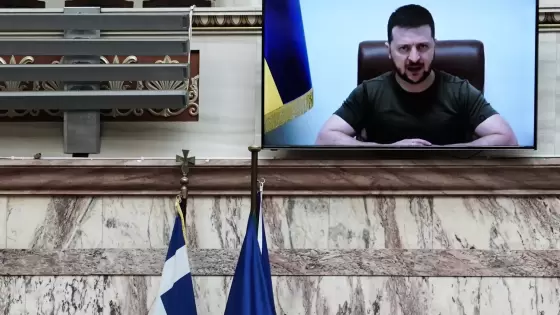 الرئيس الأوكراني فلاديمير زيلينسكي
