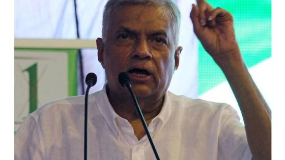 رانيل ويكريميسينغه رئيس وزراء سريلانكا