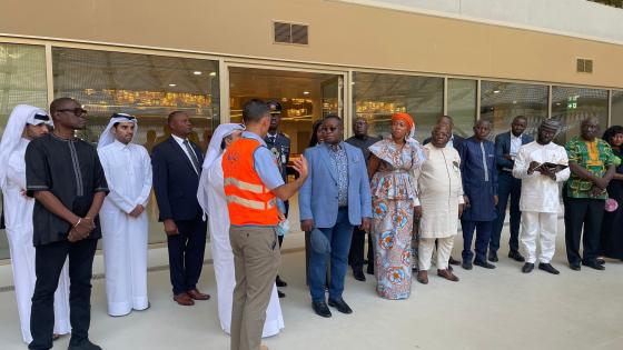 جانب من الزيارة