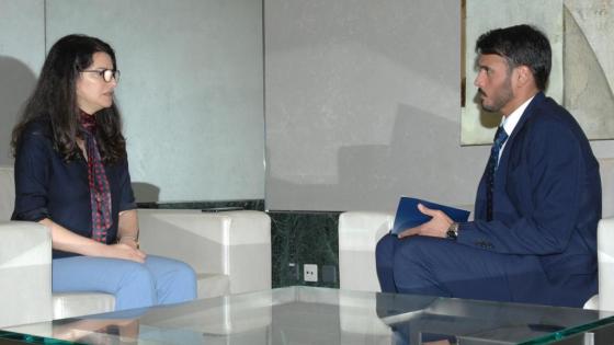 جانب من المقابلة